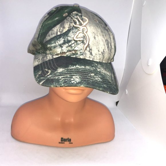 Browning Mossy Oak Green Camo Ball Cap OSFA - Picture 1 of 10